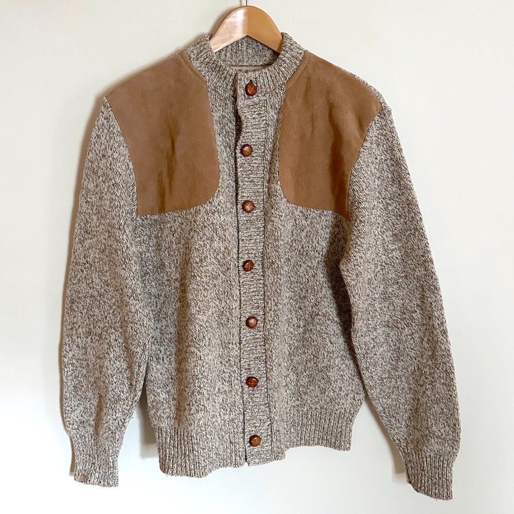 Cabela's Wool Button Sweater - Men's Size Large (L)